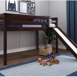 Twin Low Loft Bunk Bed 