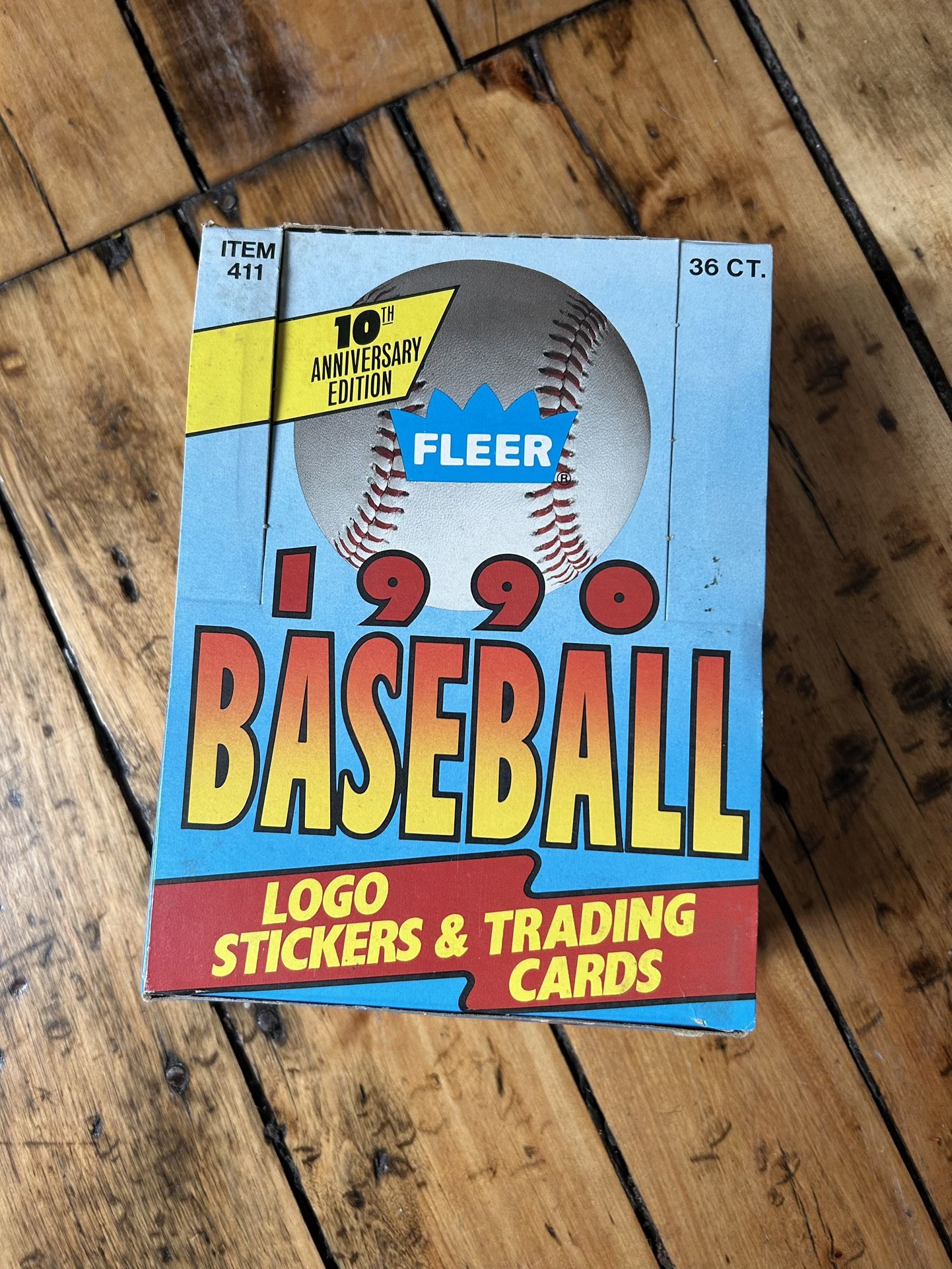 1990 FLEER BASEBALL ⚾️ WAX PACKS — 2 BOXES FULL UNOPENED Sports Cards