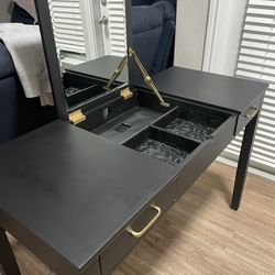 Black Vanity/Desk