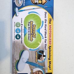 Motorized Spinning Mop With Pads New In Box