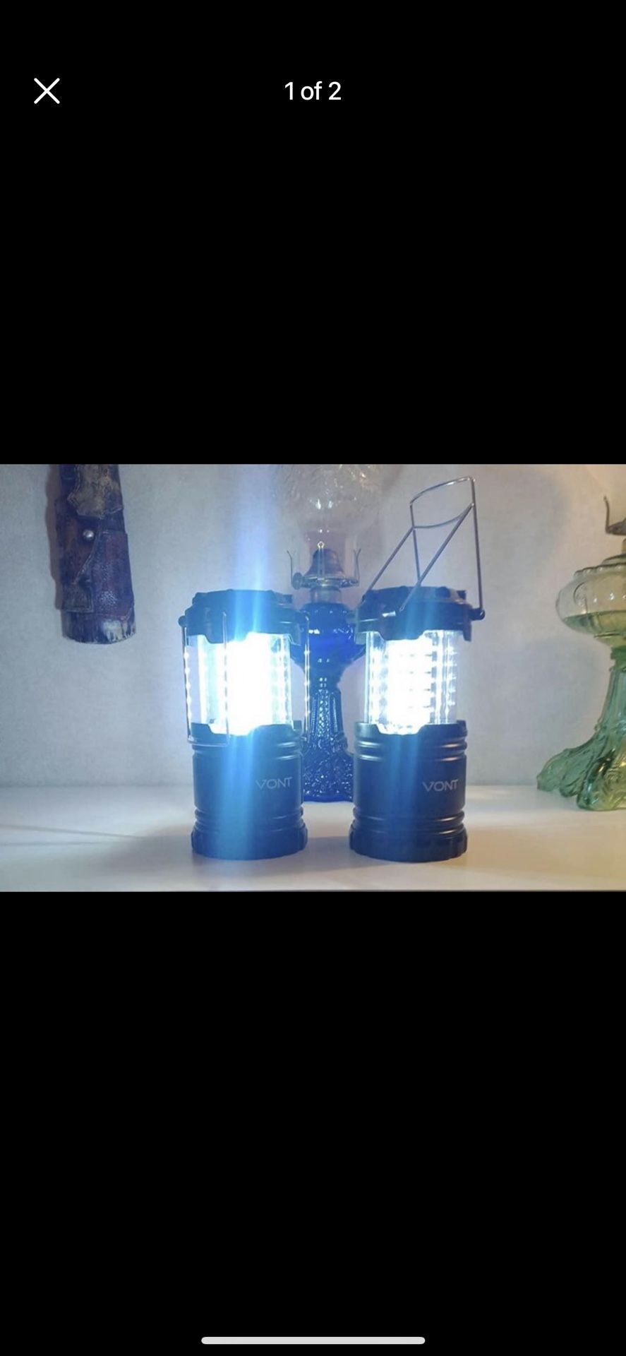 Vont 2 Pack LED Camping Lantern for Sale in Pasadena, TX - OfferUp