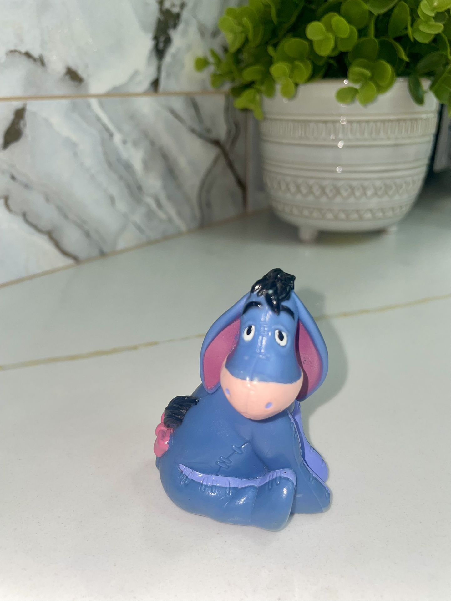 DISNEY PVC FIGURE CHARACTER EEYORE SAD DONKEY FROM WINNIE THE POOH BEAR STORIES