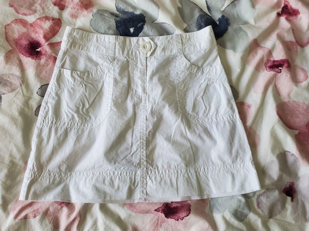 Y2k H&M White Skirt