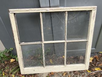 Distressed, Vintage Window