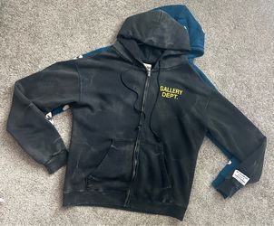 Gallery Dept Sun Faded Zip Up Hoodie XL