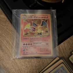 Pokemon Japanese Charizard base set No. 006