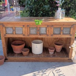 Antique Style Console Stand 60" L X 22" D X 35 1/2" T