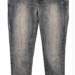 HOT KISS SKINNY LILY Corset Rise Blue Denim Jeans Size 3, Brand New with Tags