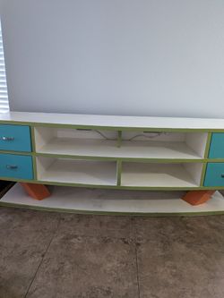 TV gaming center one of a kind solid wood
