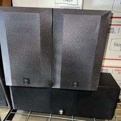 Yamaha Home Theatre System Bookshelf Speaker, Center Channel, Subwoofer
