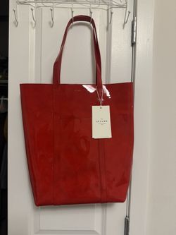 Sézane Leather Tote Bag