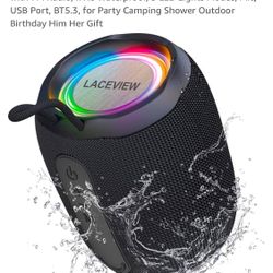 LACEVIEW new Bluetooth speaker W FM radio