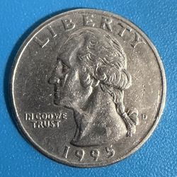 Quarter 1995 D - Vintage  $1,600.00