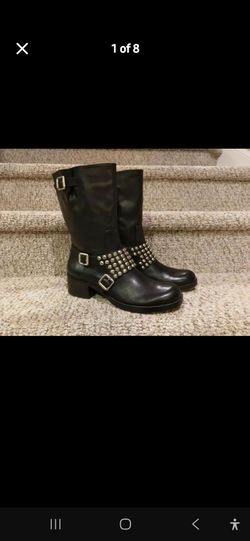 New Women's Size 9.5 BCBG Boots; Studded & Expandable [Retail $180]