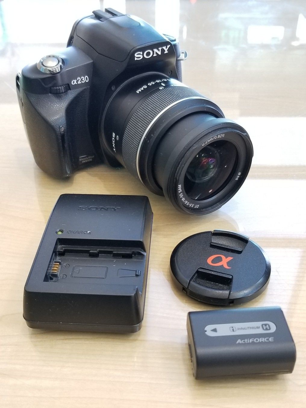 SONY ALPHA DSLR-A230 10.2MP CAMERA