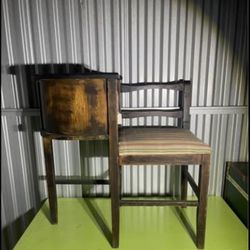 Antique Telephone Table Two Tone