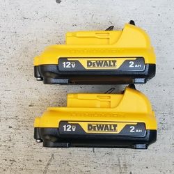Dewalt 12v Batteries 2.0 Ah Brand New Price For Both