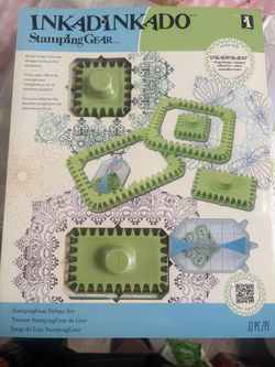 Inkadinkado Stamping Gear Deluxe Set-Square-Brand New