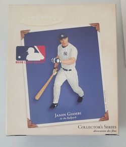Jason Giambi New York Yankess Hallmark Ornament 