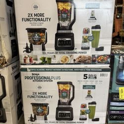 Ninja Professional Plus Kitchen System,5 Functions for Smoothies, Chopping, Dough & More w