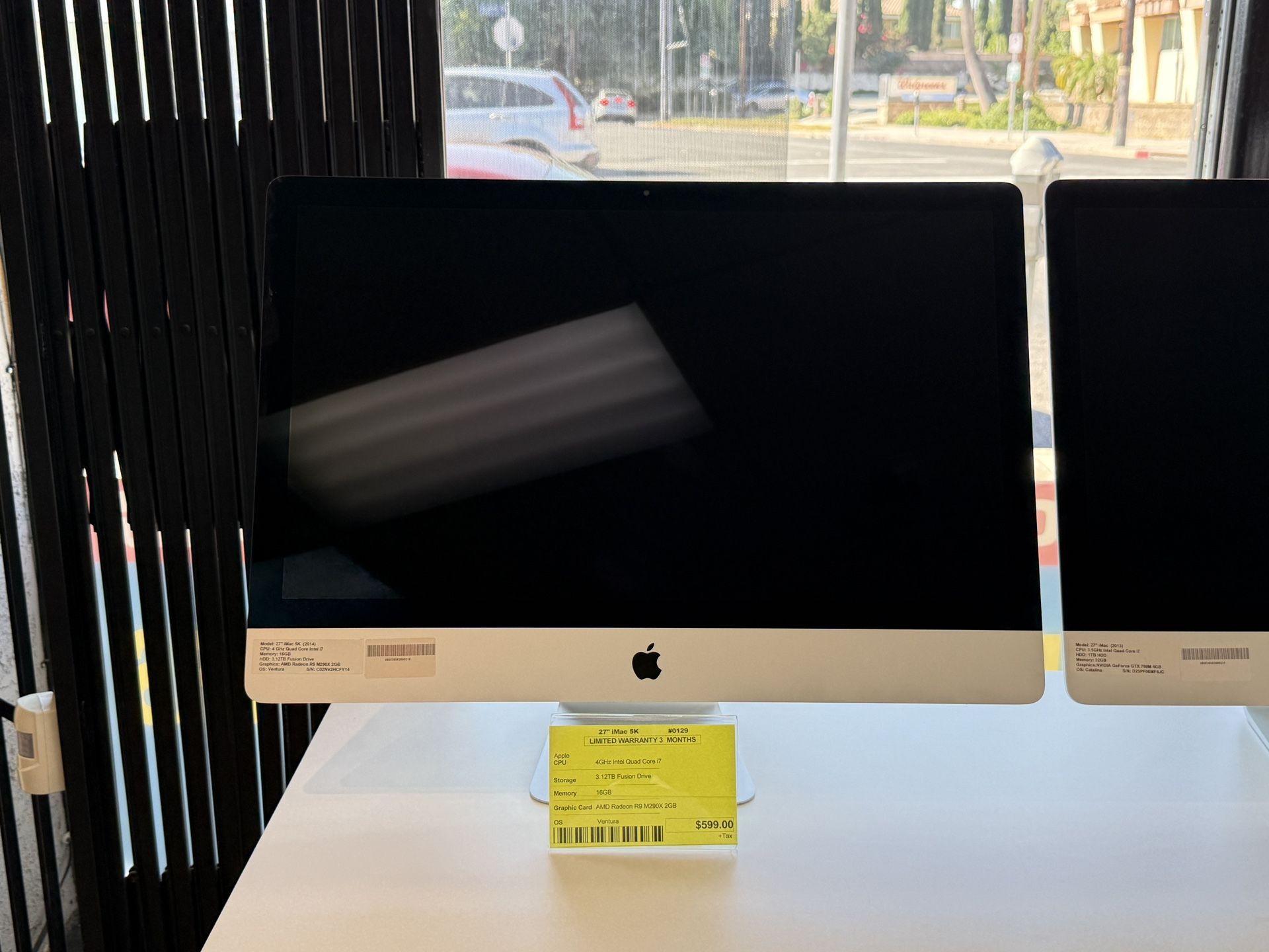 27” iMac 5K **3TB Only $599