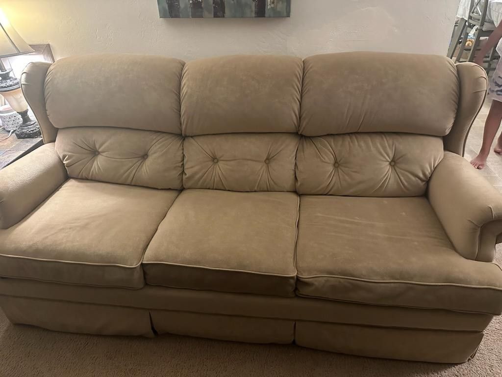 Couch and Loveseat.