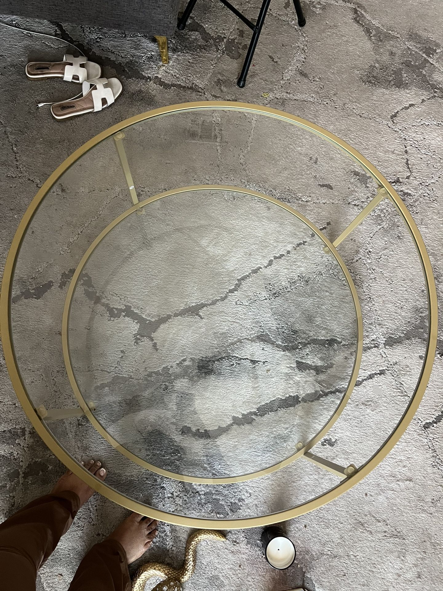 Gold Coffee Table