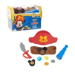 Disney Junior Mickey Mouse Funhouse Yo-Ho Pirate Trunk, Dress Up and Pretend Play,