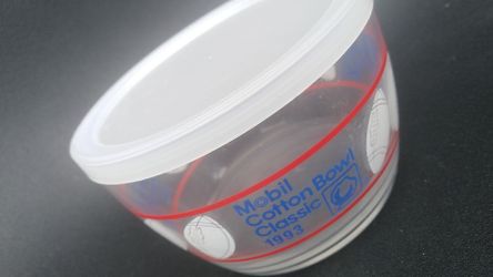 Vintage 1993 Cotton Bowl Glass