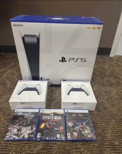 Brand New Console Disc Version 3 Games + 2
Controller Bundle.