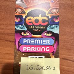 EDC 3 Day Premier Parking $350