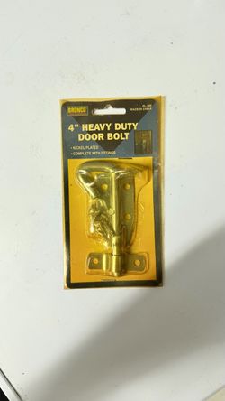 Bronco 4" Heavy Duty Door Bolt