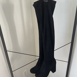 Over Knee Black Boots