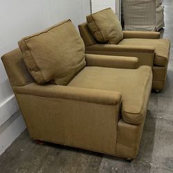 Vintage Mid Century Modern Lounging Club Arm Chairs