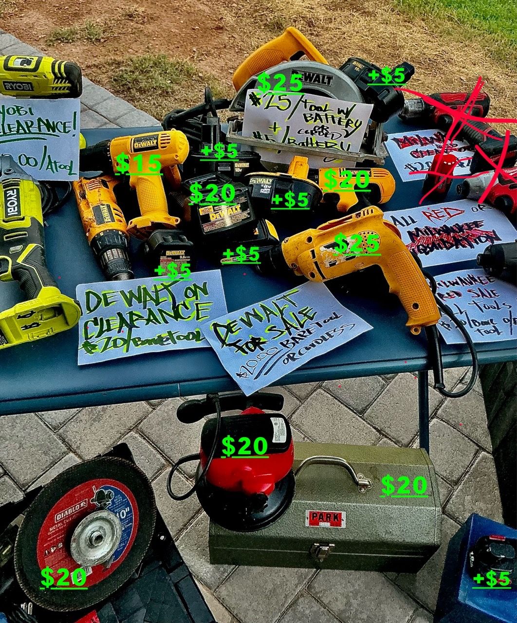 Main Event Phoenix MASSIVE Power Tool Liquidation Event: Ryobi, DeWalt, Milwaukee & More ...