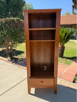 PRICED TO GO ASAP!! Tall Wood Bookcase with Drawer (Read Description)