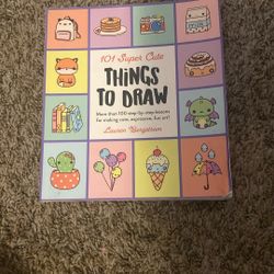 101 Super cute things to draw book