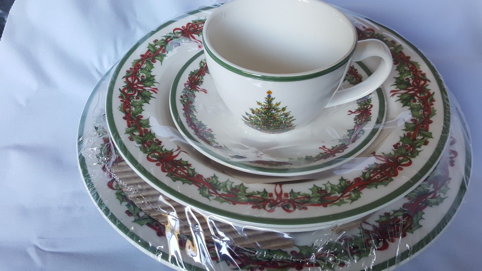 Christopher Radko Christmas 5pc Place setting