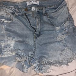 Wax Jean Shorts 