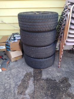 Tires With Rims 205/40/R17