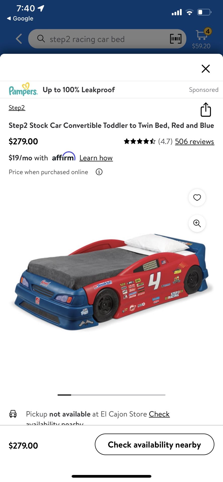 Step2 Stock Car Convertible Toddler
