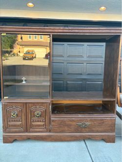Vintage Console Wood