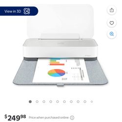 HP Tango X Smart Wireless Printer with Indigo Linen cover