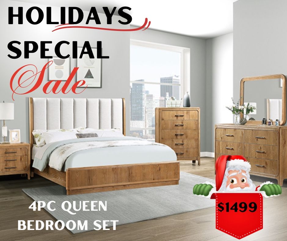 4 Pc Queen Bedroom Set No Credit Needed $10 Down 