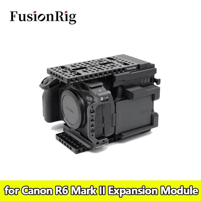 FusionRig Camera Cage Expansion Module Cineback For Canon R62 R6 Mark II Cameras