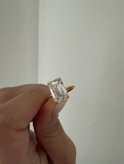 Emerald Cut Lab Grown Diamond
