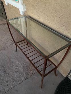 Glass table