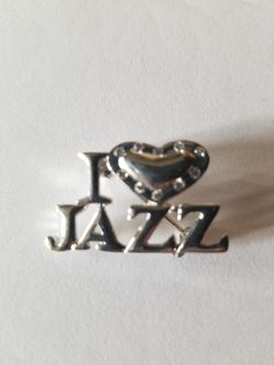 I Love Jazz pin/brooch