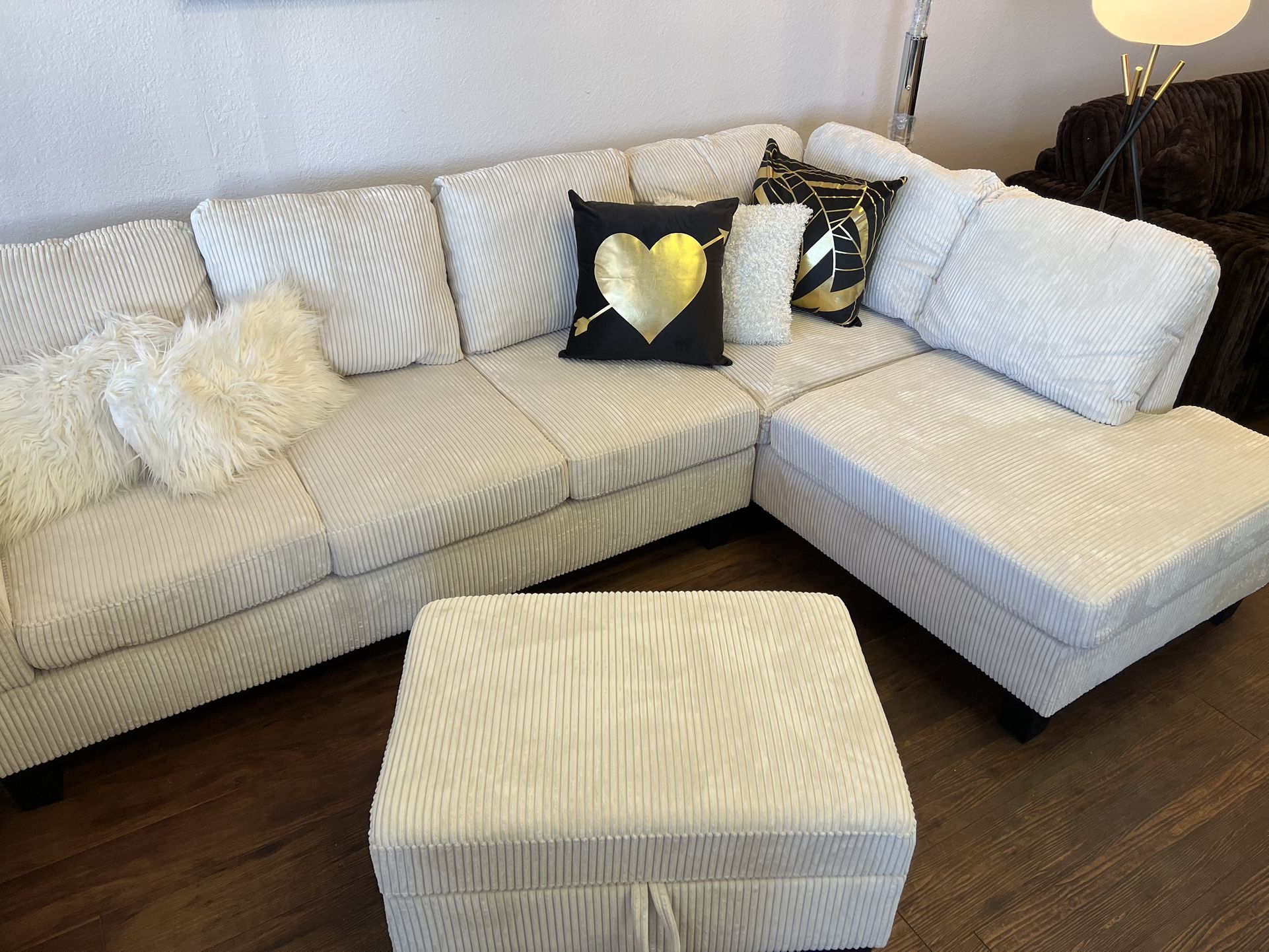 Beige Sectional  