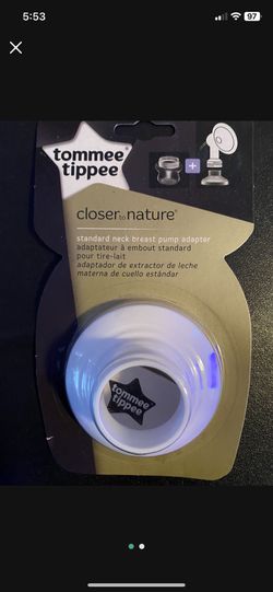 New Tommee Tippee Breast Pump Adapter - Pump from Other Breast Pumps Directly into Closer to Nature Bottles